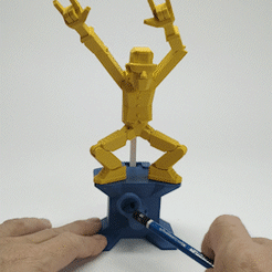 Rock-Fans-4s.gif STL file Rock Fans (Automata)・3D printing template to download