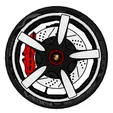 Porsche-Carrera-2-wheels-with-mount.gif Porsche Carrera wheels
