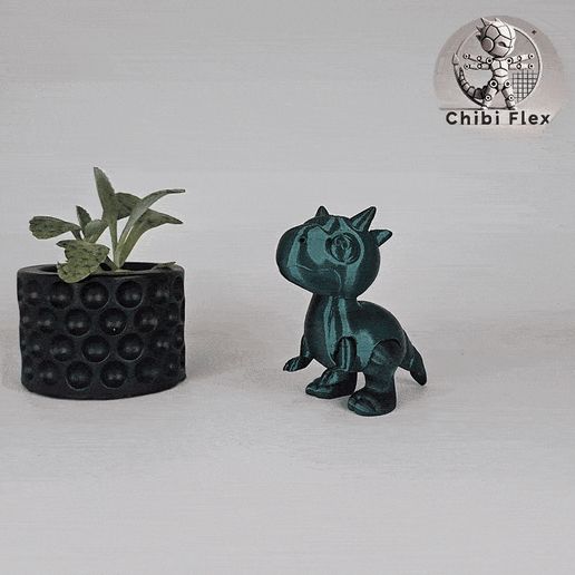 0704-ezgif.com-optimize.gif Flexi Mini Carnotaurus | Print In Place | No Supports