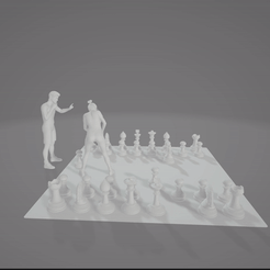 parkchess.gif Free 3MF file Giant Park Chess・3D printer model to download