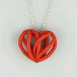 GIF-180321_111315.gif Free STL file spiral heart pendant・3D printing model to download, ideamx