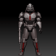 wreker.gif Файл OBJ STAR WARS .STL The Bad batch OBJ. Wreker 3d KENNER STYLE ACTION FIGURE.・Шаблон для 3D-печати для загрузки