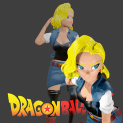 2Gif-Androide-18-Sexy.gif Télécharger fichier Android 18 SEXY Fanart • Plan pour impression 3D, Markdejavu