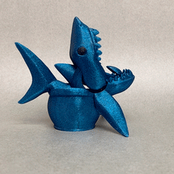 gif-tiburon-2.gif 3D file Biting shark・3D printable model to download