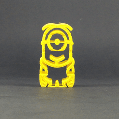 ezgif.com-video-to-gif.gif Archivo STL gratis Texto de la vuelta: Minion - Plátano・Objeto imprimible en 3D para descargar, master__printer