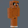 Minecraft-Mikecrack.gif Minecraft Mikecrack (Easy print and Easy Assembly)