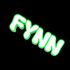 Fynngif.gif Download STL file Fynn LED LIGHT NIGHTLIGHT NACHTLICHT MARQUEE • 3D print model, Dreddpunk