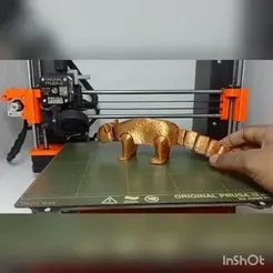 InsShOt Файл STL Артикулированный принт-вкладыш Симпатичная красная панда・Шаблон для 3D-печати для загрузки