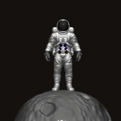 ee Pa ~ Fichier STL Astronaute・Plan imprimable en 3D à télécharger, Cgartist001