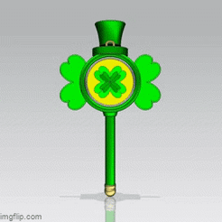 6kde5s.gif STL file St. Patrick's wand・3D print object to download, Solida_3D