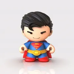 ezgif.com-video-to-gif-converter.gif Chibi SUPERMAN STL Files - DC Comics - 3D Printing
