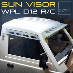 0.gif Download file WPL D12 Sunvisor and side Window protection • 3D printable object, BlackBox