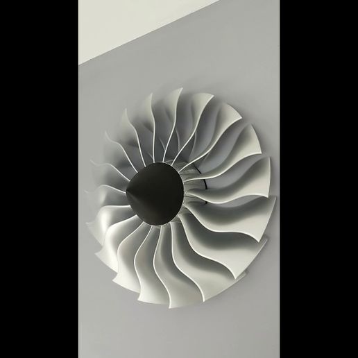 STL file Turbofan Jet Engine Intake Turbine Wheel Airbus A320 A380 ...