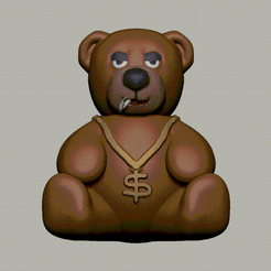 ZBrush-Movie-1-1.gif 3D file SAVAGE BEAR・3D printing model to download