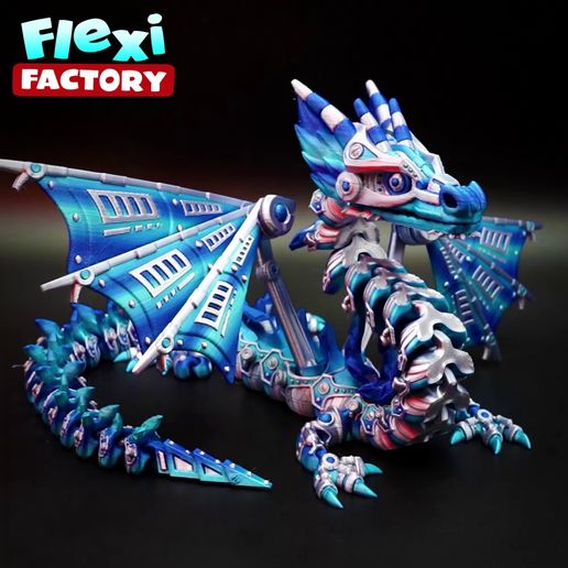 Dan-Sopala-Flexi-Factory-Mech-Dragon.mp4 Flexi Factory Print-in-Place Mech Dragon