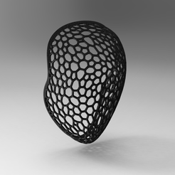 untitled.1491.gif Fichier STL masque masque voronoi・Design pour imprimante 3D à télécharger