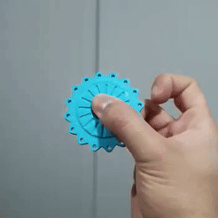 ezgif.com-gif-maker.gif Fichier STL gratuit GRATUIT !!!-Imprimer en place fidget spinner - C'est addictif ! !!・Modèle imprimable en 3D à télécharger