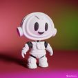 20250410_163316581.mp4 Flexi Cute Astronaut – Flexi Articulated Fidget Toy / print-in-place / No supports / M3DCURY