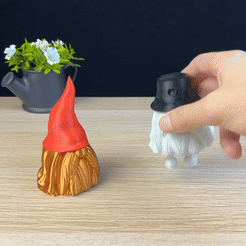 5338795A-0FD0-4BE8-AB40-3DE46CC7B78F.gif 3D-Datei Chilling Gnome kostenlos・Vorlage für den 3D-Druck zum herunterladen