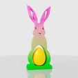 hare360.gif Easter Hare Egg Holder Decoration Object