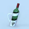 Support-bouteille-de-vin-2.gif Wine bottle holder - Porte bouteille de vin