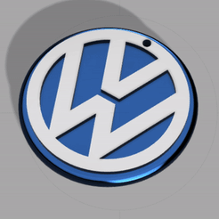 ezgif-7-f4f5a3a7b6.gif Download STL file Volkswagen Keychain! • 3D printable model, Daire