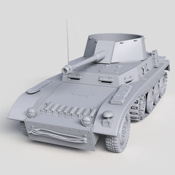 PreGif1.gif Archivo STL Kanone L41 auf Zugkraftwagen 5t (HKp 902)・Idea de impresión 3D para descargar