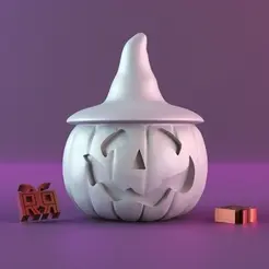 221.gif STL file Halloween pumpkin decor・3D printer design to download