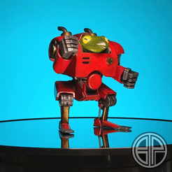frogmech-gif-720.gif Figura Rana Traje Robot