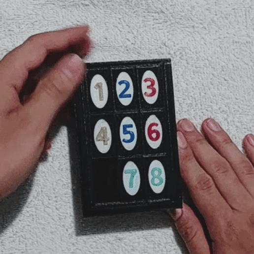 sliding puzzle box 3D model