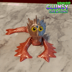 1.gif Fichier STL Petit dragon des mers・Objet pour impression 3D à télécharger, Doctor_Craft