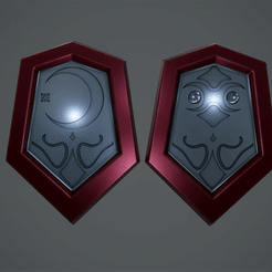 Spin.gif 3D file Legend of Zelda OoT Mirror Shield・3D printable model to download
