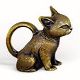 gif.gif Brass abyssinian cat no.1