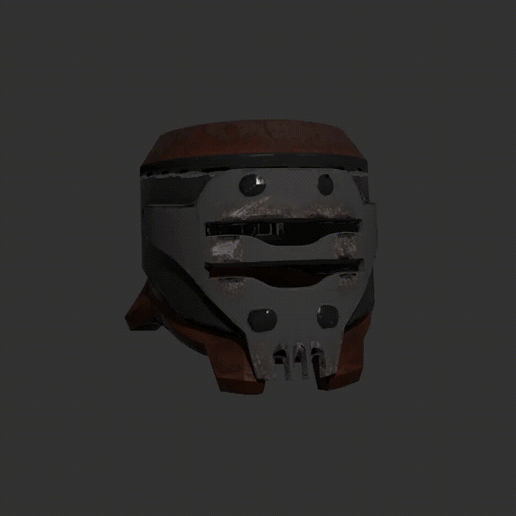 Helldivers 2 Printable Cyborg Elite Agitator Helmet