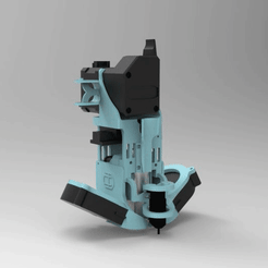Volcano.gif Download STL file Mount ICD for Two Threes SP-5 with E3D Volcano Hotend, Direct Drive, BlTouch Sensor, Drag Chain (optional), 5015 Blowers, 4010 Hotend Fan, BMG extruder • 3D printable object, ItCanDesign