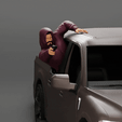 Design-sans-titre-3.gif Gangster man in hoodie shooting gun leaning out the window of the car