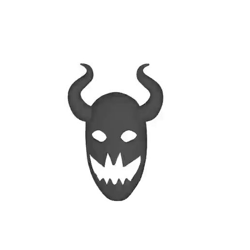 😈 Devil Mask・ STL File for 3D printing・Cults