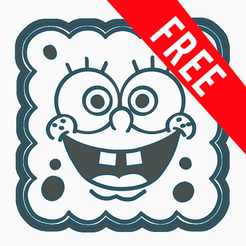 GIFFF.gif Free STL file SPONGE BOB 1 - COOKIE CUTTER・3D printing design to download