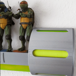 GIF-PRODUCT-2_1.gif STL file TMNT Shelf (TGRI Ooze Canister)・3D printing design to download