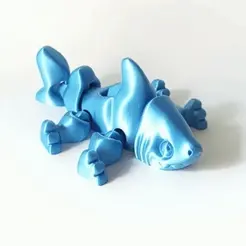 portada-tiuron.gif Файл STL Красивая собака-акула・Модель для загрузки и 3D печати