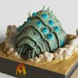 OhmuNausicaaOfTheValleyOfTheWind.gif Fichier STL Ohmu diorama -Nausicaa De La Vallée Du Vent-studio ghibli-chat-FANART FIGURINE・Modèle à imprimer en 3D à télécharger