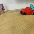 Sequence-01_7.gif STL file Farm Truck Christmas Ornament・3D printable model to download