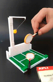 TENNIS COURT - POST IT HOLDER - DESKTOP ORGANIZER - 3D model önizlemesi