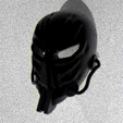 Vídeo-sin-título-3.gif Punk Face Mask, Cool Costume Mask, Tactical Mask
