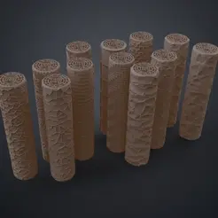 dnd-terrain-rollers-3d-print-texture-paths.gif Archivo 3D Rodillos de terreno DnD - Terreno y carreteras・Modelo para descargar y imprimir en 3D