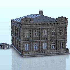 GIF.gif Download STL file Russian baroque building 3 - Flames of war Bolt Action Empire baroque Age of Sigmar Modern Warhammer • Model to 3D print, Hartolia-miniatures