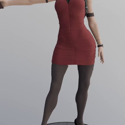 ada-0001.mp4 Ada Wong (RE2 Remake) - Residual Evil | STL 3D Print Model