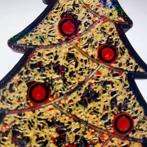 V1.mp4 ✨ Shimmering Christmas Tree / Napkin Holder – Halogenic Smooth Plate Magic! 🎄✨