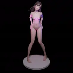 ezgif-3-151973f0d2.gif STL file 🍑D.Va from Overwatch Nude🍑・3D print design to download, x000dlr
