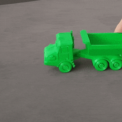 Articulated-truck-print-in-place.gif Free STL file Articulated truck print in place・3D printer design to download